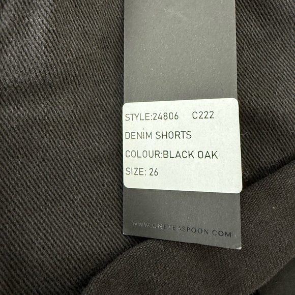 One TeaSpoon FADE OUT SMITHS TAILORED LOW WAIST DENIM SHORT Size 26 Cotton - Picture 13 of 13